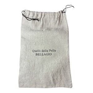 Quelli della Pelle Bellagio Drawstring Bag Dust Cover Travel Protection